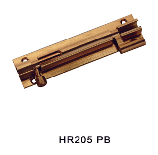 Stahlschraubenstürverriegelung Gate Riegel (HR205 PB)