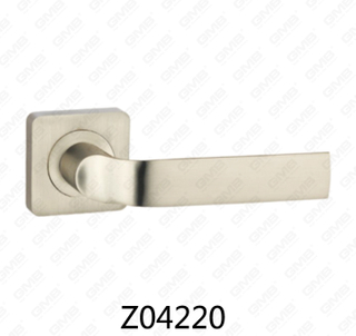 Zamak-Zinklegierungs-Aluminium-Rosetten-Türgriff mit runder Rosette (Z04220)