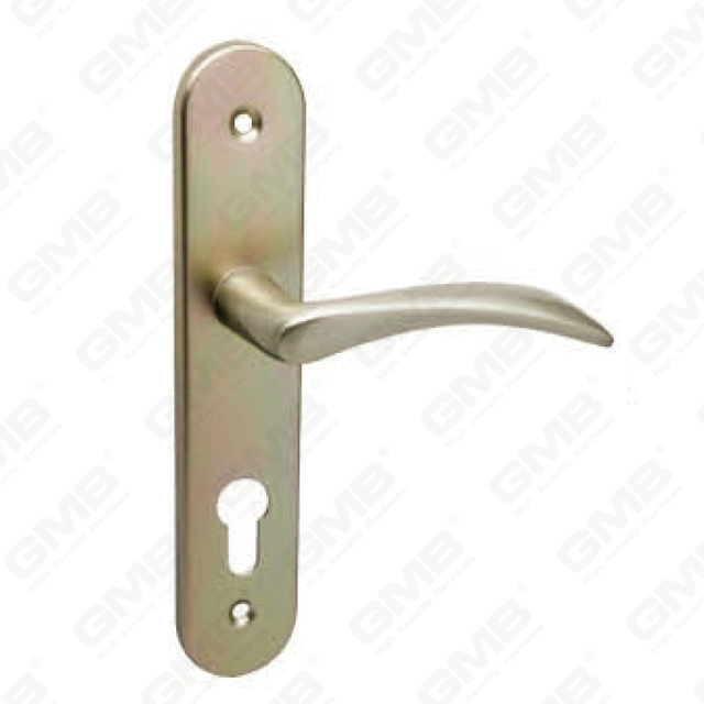 Türgriff Ziehen Sie Holztür -Hardware -Grifftürgriff an der Teller für Locksserie durch Zinklegierung oder Stahltürplatte (8808)