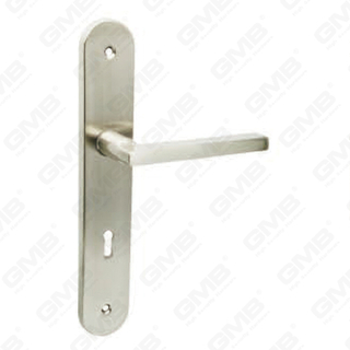 Türgriff Ziehen Sie Holztür Hardware -Griff Türgriff auf Teller für Locksserie durch Zinklegierung oder Stahltürplatte (215308)