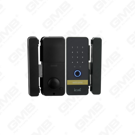 High Security Fingerabdruck/RFID -Karte/WiFi/Tuya/TT App Digital Smart Glass Door Schloss (255)