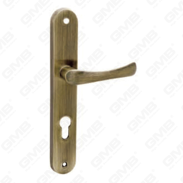 Türgriff Ziehen Sie Holztür Hardware -Griff Türgriff am Teller für Lockset mit Zinklegierung oder Stahltürplatte (906)