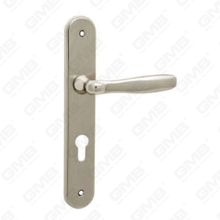 Türgriff Ziehen Sie Holztür Hardware -Griff Türgriff am Teller für Locksserie durch Zinklegierung oder Stahltürplatte (215310)