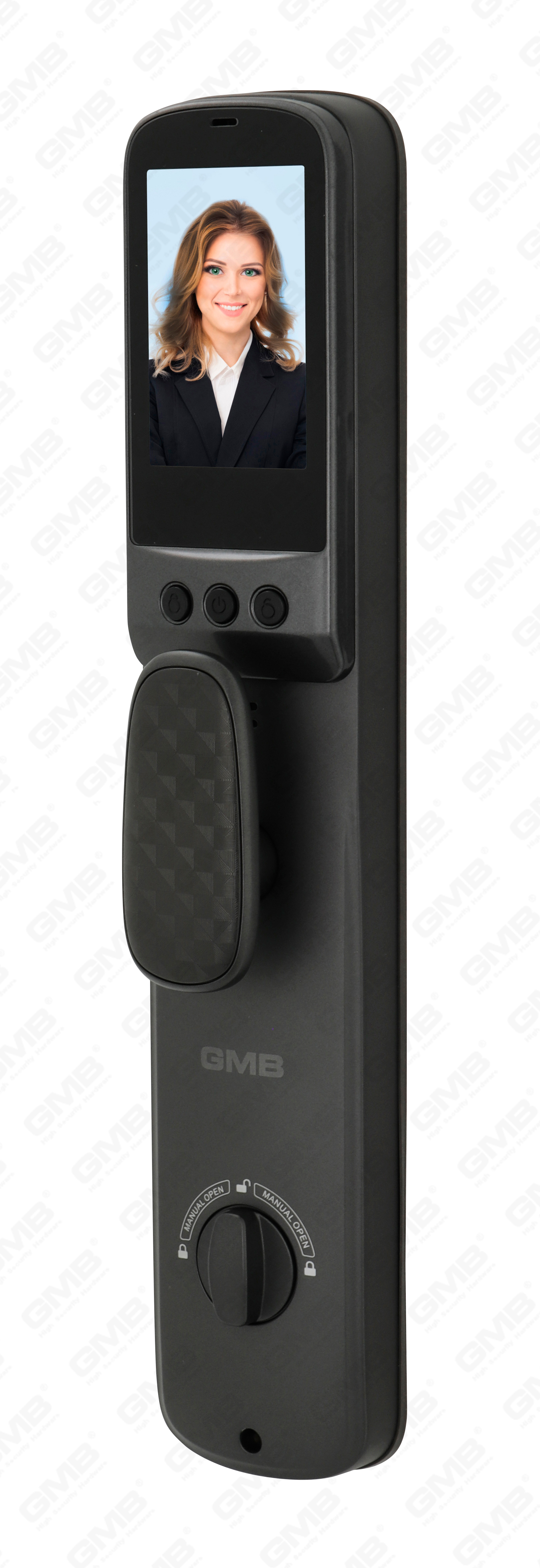 Hochsicherheit Fingerabdruck/RFID-Karte/WiFi/Tuya/TT App/mit Kamera intelligent Anti-Peep Digital Smart Door Lock (826)