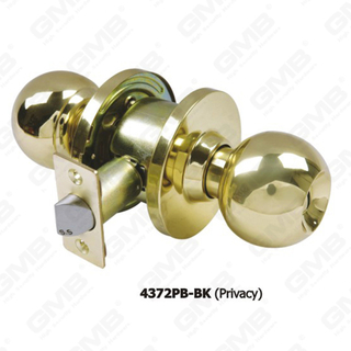 ANSI Grade 2 Grade Commercial Privacy Knob Lock Series (4372PB-BK)