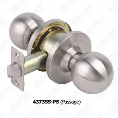 ANSI Grade 2 Heavy Duty Commercial Passage Passing Knob Lock Series (4373SS-PS)
