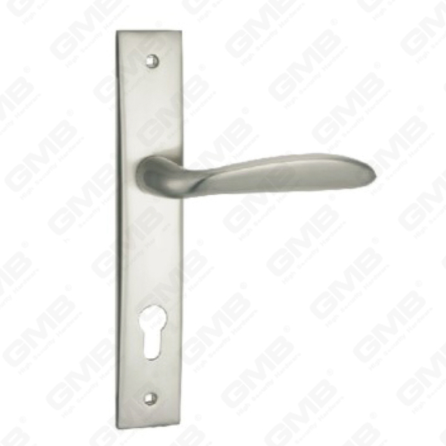 Türgriff Ziehen Sie Holztür Hardware-Griff Schloss Türgriff am Teller für Locksserie durch Zinklegierung oder Stahltürplatte (L841-56-N)