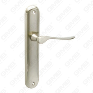 Türgriff Ziehen Sie Holztür Hardware -Griff Türgriff auf Teller für Lockset mit Zinklegierung oder Stahltürplatte (417)