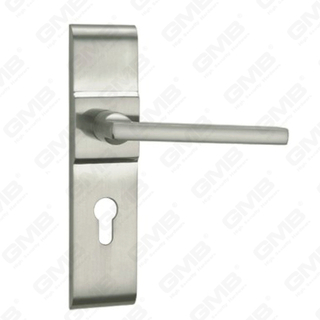 Türgriff Ziehen Sie Holztür Hardware-Griff Schloss Türgriff am Teller für Locksserie durch Zinklegierung oder Stahltürplatte (CM573-C25-N)