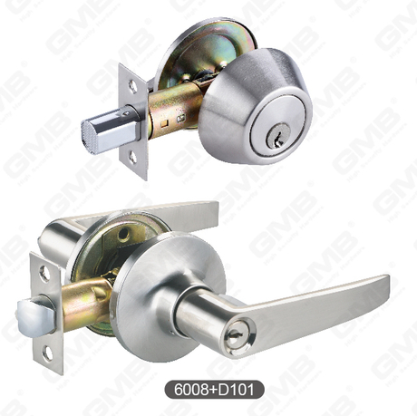 Combo -Türschloss -Set mit Knopfschloss -Hardware -Kombi -Sets [6008+D101]