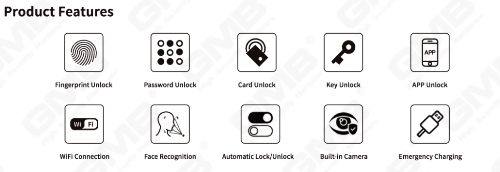 Gesichtserkennung Smart Lock (825)