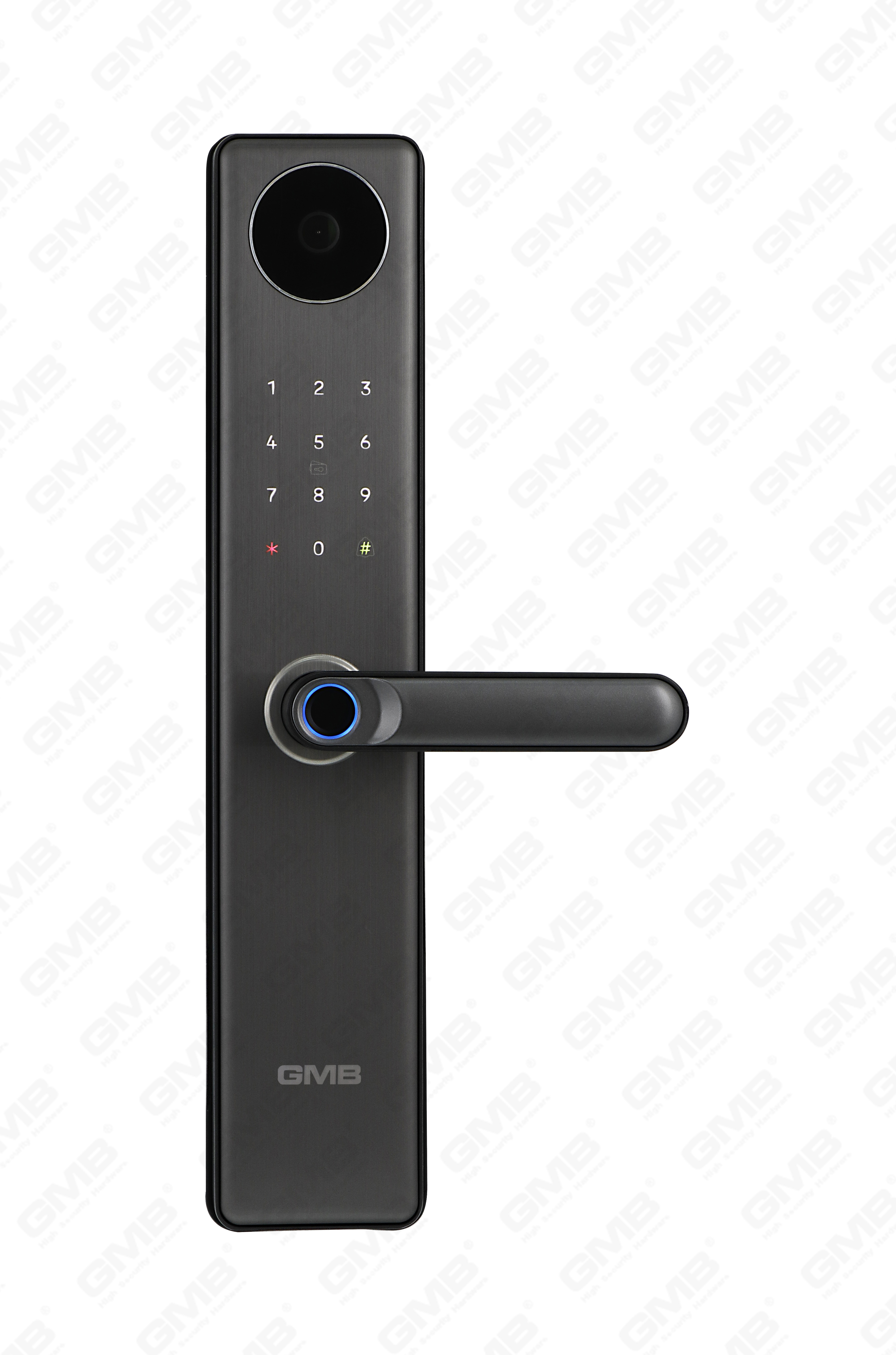 High Security Fingerabdruck/RFID-Karte/WiFi/Tuya/TT App/mit Kamera Intelligent Anti-Peep Digital Smart Door Lock (934)