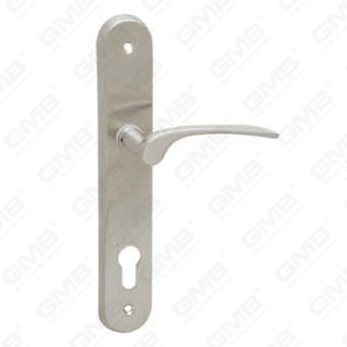 Türgriff Ziehen Sie Holztür Hardware -Griff Türgriff auf Teller für Locksserie durch Zinklegierung oder Stahltürplatte (215043)