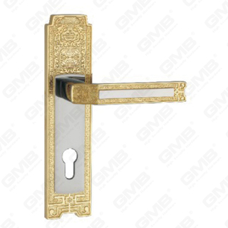 Türgriff Ziehen Sie Holztür Hardware-Griff Türgriff auf Teller für Locksserie durch Zinklegierung oder Stahltürplatte (ZM862B32-HG)