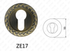Zamak-Zink-Legierungs-Aluminiumtürgriff-runde Rosette (ZE17)