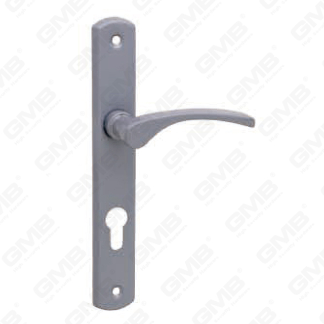 Türgriff Ziehen Sie Holztür Hardware -Griff Türgriff auf Teller für Locksserie durch Zinklegierung oder Stahltürplatte (3309)