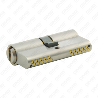 Hochsicherheitszylinder mit doppelten Stiftreihen Klassischer Hochsicherheitszylinder mit Messingschlüssel für Tür [GMB-CY-20]