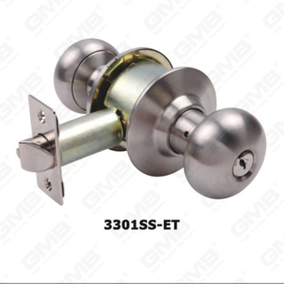 Zylinderknopf abnehmbar für die Wiederverschlüsselung oder Ersetzung Speziales Design ANSI Standard Zylindrischer Knopf-Lock-Serie (3301SS-ET)