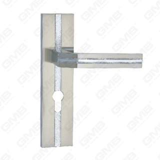 Türgriff Ziehen Sie Holztür Hardware-Griff Türgriff auf Teller für Locksserie durch Zinklegierung oder Stahltürplattengriff (TM400569-KC)