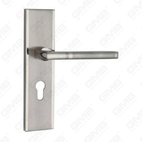 Türgriff Ziehen Sie Holztür Hardware-Griff Türgriff auf Teller für Locksserie durch Zinklegierung oder Stahltürplatte (CM581-C25-K)