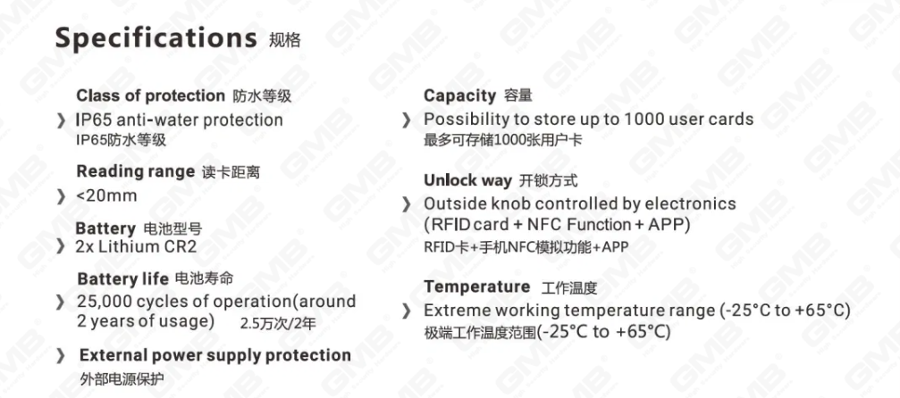 Hohe Sicherheit mit mehreren Auflockern von IP65 Keyless WiFi Digital einstellbares Modular Profil Tuya/TT App Smart Electronic Tor Tor Tory Lock Zylinder