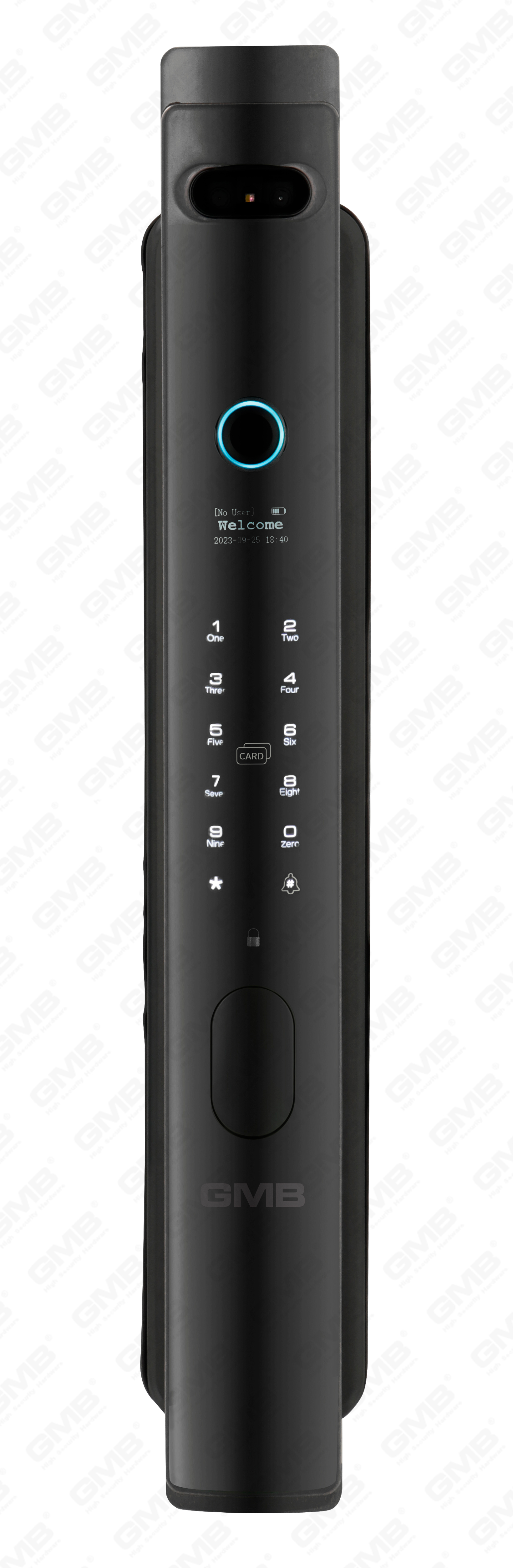 Hochsicherheit Fingerabdruck/RFID-Karte/WiFi/Tuya/TT App/mit Kamera intelligent Anti-Peep Digital Smart Door Lock (826)